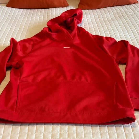 Nike Bold Red Hoodie and Joggers Set - Picture 4 of 9